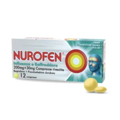 Nurofen 200mg + 30mg Influenza E Raffreddore 12 Compresse Rivestite