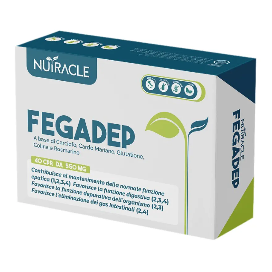 Nutracle Fegadep Integratore Digestione E Depurazione 40 Compresse