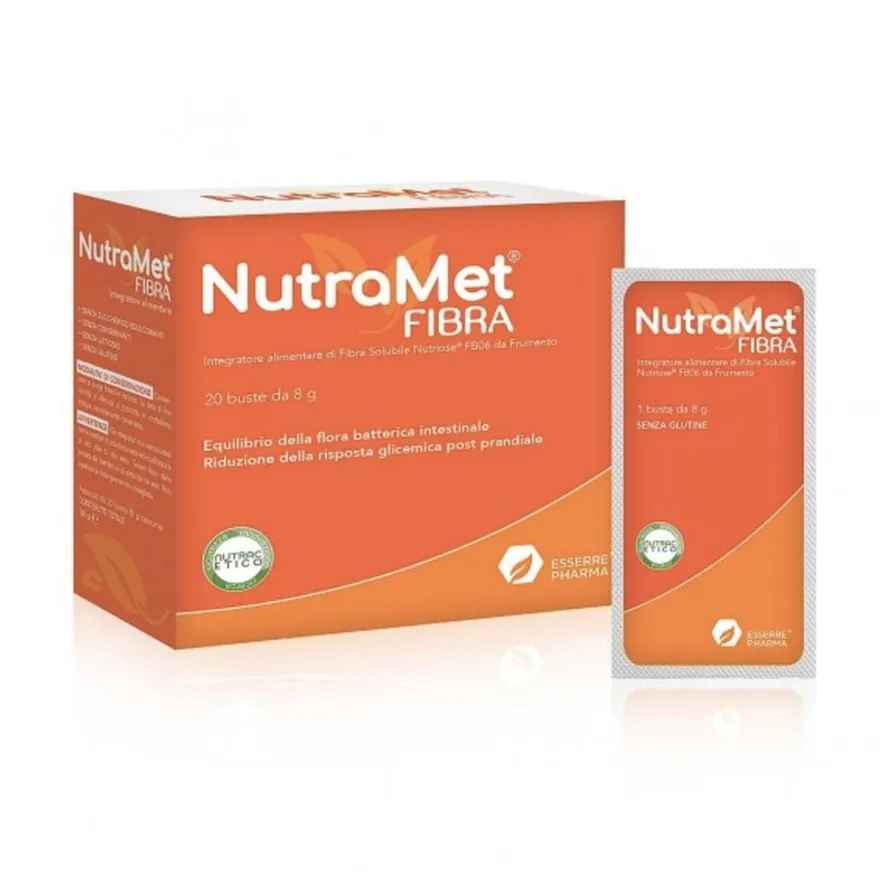 Nutramet Fibra Integratore Stitichezza 20 Bustine