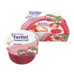 Nutricia Fortini Creamy Fruit Multi Fibre Frutti Rossi 4x100g