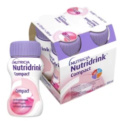 Nutridrink Compact Supplemento Nutrizionale Gusto Fragola 4x125ml