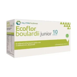 Nutrifarma Ecoflor Boulardii Junior 10 Miliardi Integratore Fermenti Lattici 10 Flaconcini