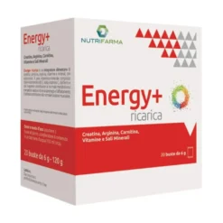 Nutrifarma Energy+ Ricarica Integratore Energia E Vitalità 20 Bustine