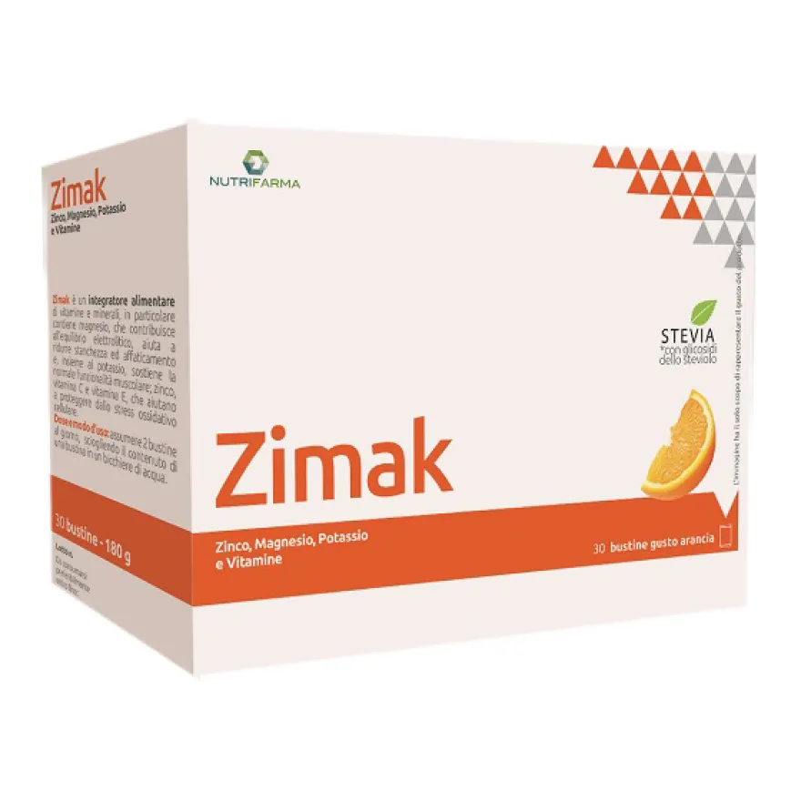 Nutrifarma Zimak 6g Aiuta A Ridurre Stanchezza 30 Buste