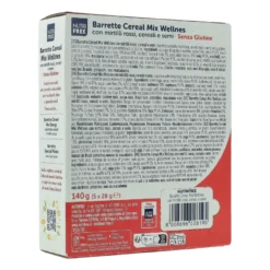 Nutrifree Barrette Cereal Mix Wellness Senza Glutine 5 Porzioni