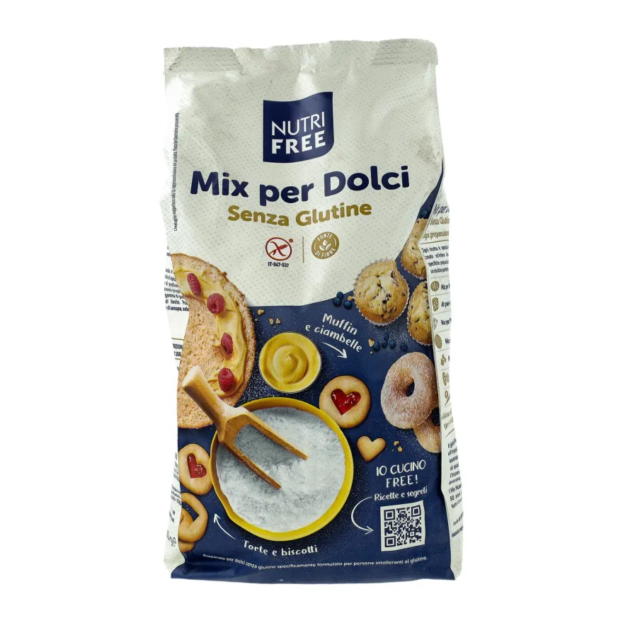 Nutrifree Mix Dolci Farina Senza Glutine E Lattosio 1kg
