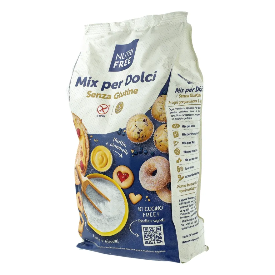 Nutrifree Mix Dolci Farina Senza Glutine E Lattosio 1kg