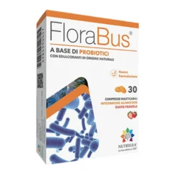 Nutrigea Florabus Integratore Probiotici 30 Compresse Masticabili