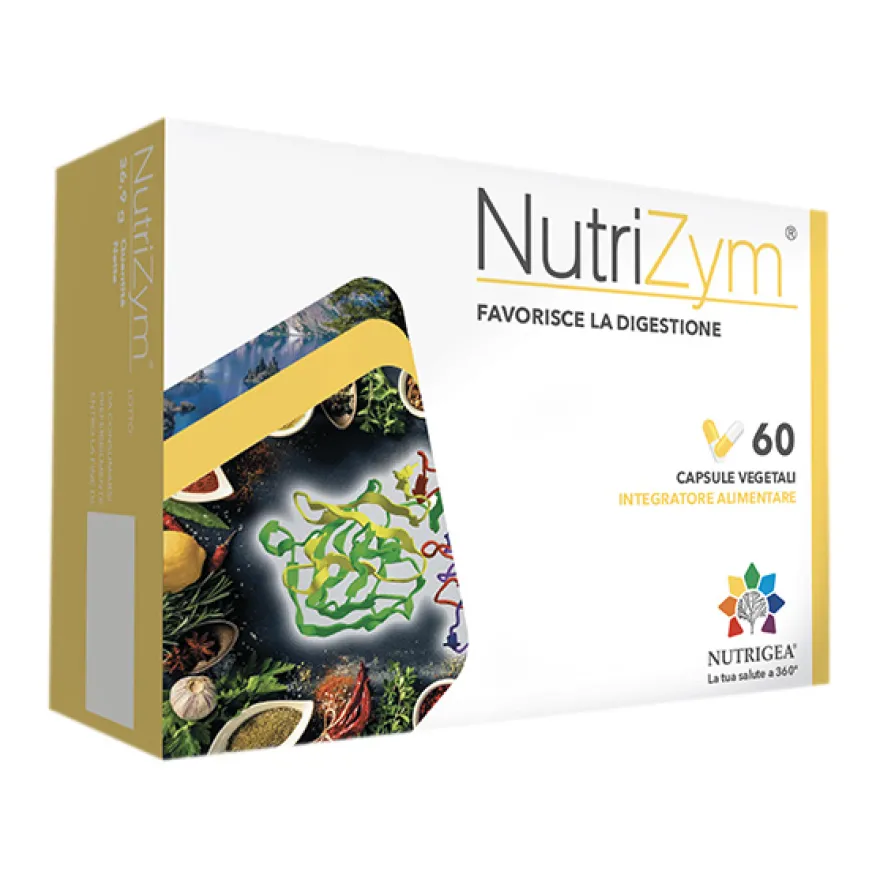 Nutrigea Nutrizym Integratore Per La Digestione 60 Capsule