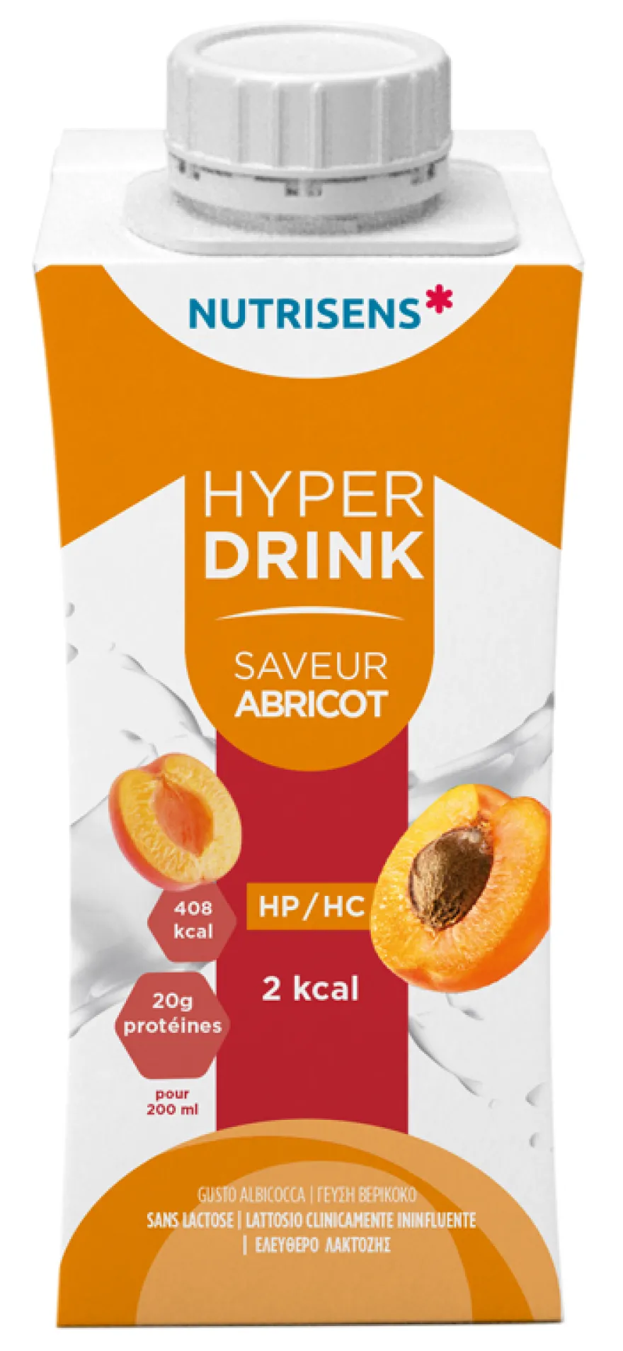 Nutrisens Hyperdrink 2kcal Albicocca Bevanda Iperproteica 4x200ml