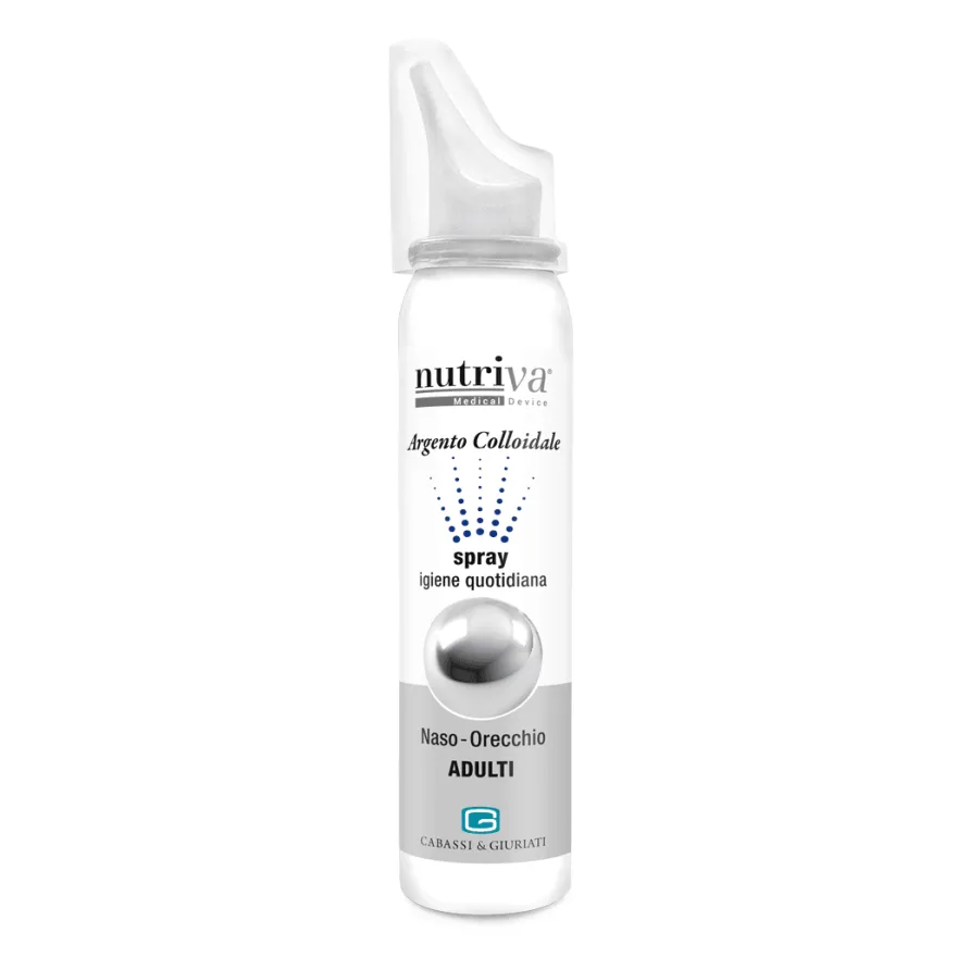 Nutriva Argento Colloidale Spray Naso Orecchie 100ml