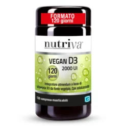 Nutriva Vegan D3 Integratore Salute Ossa 120 Compresse