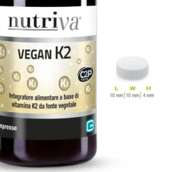 Nutriva Vegan K2 Integratore 30 Compresse