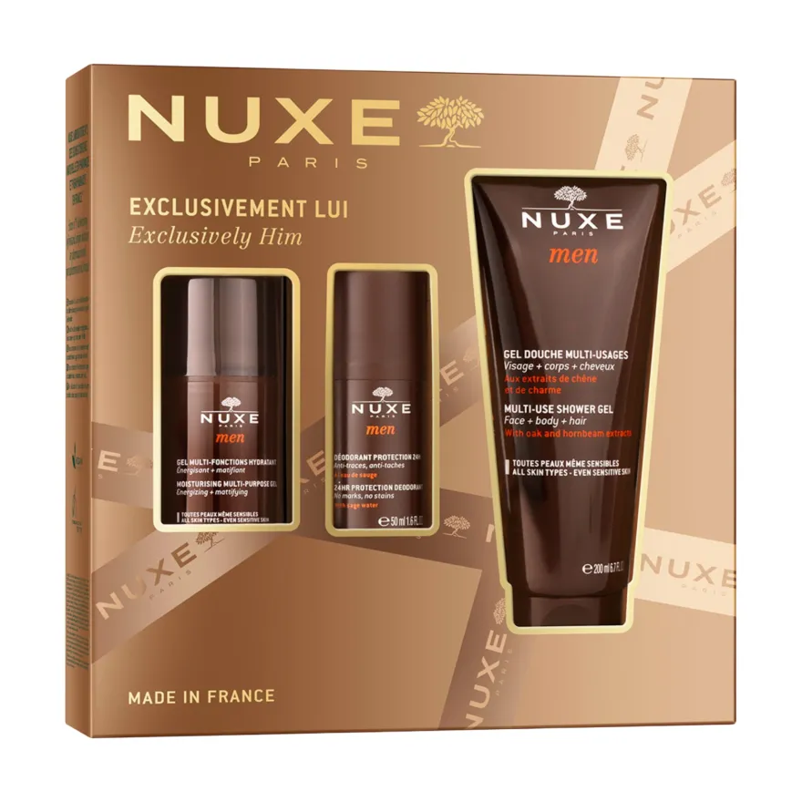 Nuxe Cofanetto Uomo Routine Nuxe Men 3 Pezzi