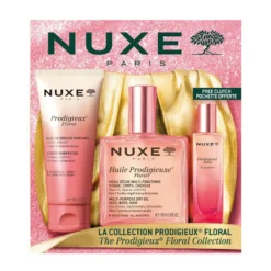 Nuxe La Collection Prodigeaux Florale Cofanetto Trattamenti Profumati + Clutch 4 Pezzi