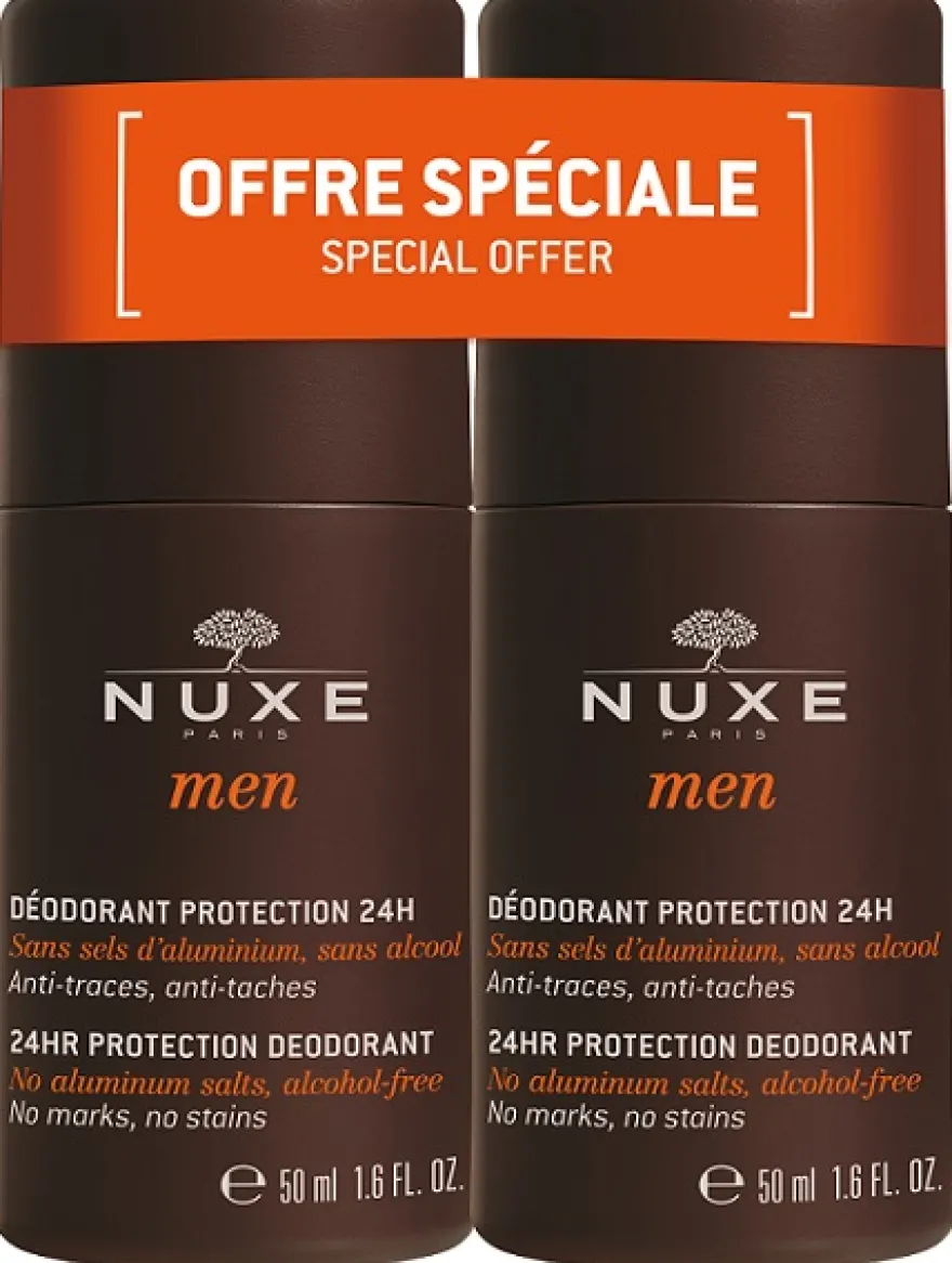 Nuxe Men Duo Deodorante Uomo Protezione 24h 2x50ml