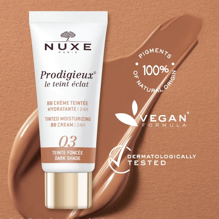 Nuxe Prodigieux Bb Cream Colorata Idratante Tonalitá Scura 03 30ml