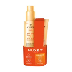 Nuxe Sun Duo Latte Solare Spray Viso E Corpo Spf50 150ml + Shampoo Doposole 100ml