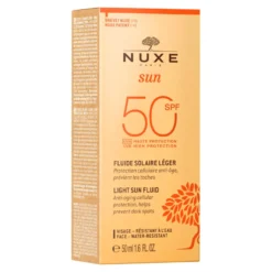 Nuxe Sun Fluido Leggero Alta Protezione Spf50 50ml