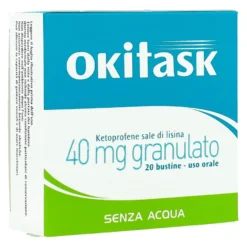 Okitask Ketoprofene Lisina Trattamento Antinfiammatorio 20 Bustine