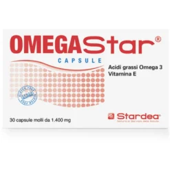 Omegastar Integratore Omega 3 Benessere Cardiovascolare 30 Capsule Molli