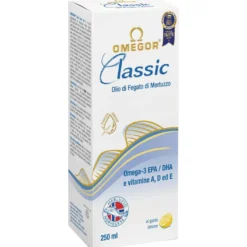Omegor Classic Olio Di Fegato Di Merluzzo Integratore Omega-3 250ml