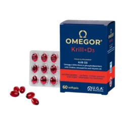 Omegor Krill omega 3 per funzioni cognitive bipacco 2x60 capsule molli