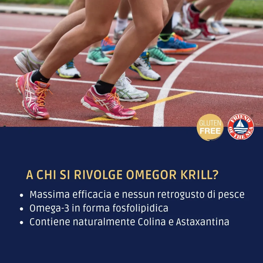 Omegor Krill omega 3 per funzioni cognitive bipacco 2x60 capsule molli