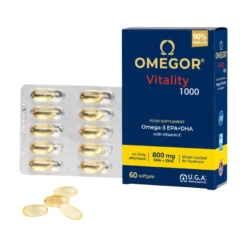 Omegor Vitality 1000 salute cardiovascolare bipacco 2x60 capsule