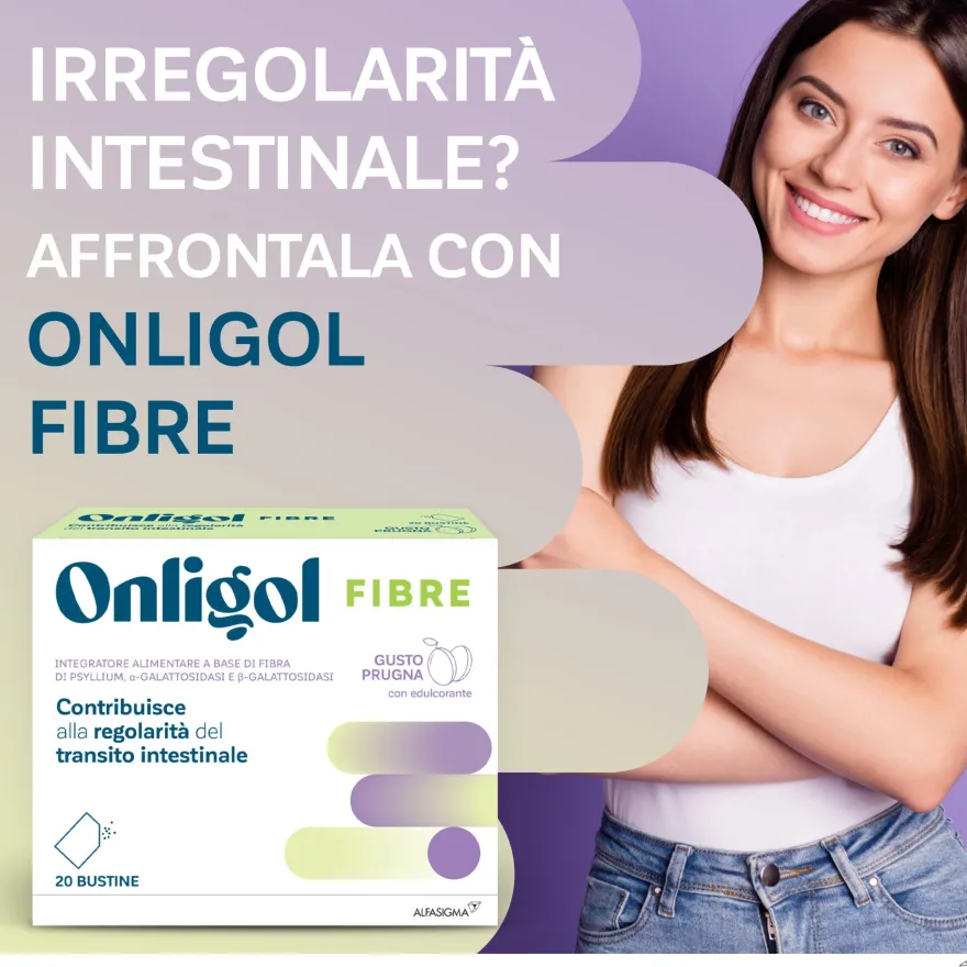 Onligol Fibre Prugna Lassativo 20 Bustine