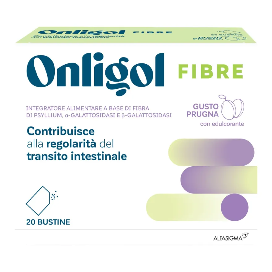 Onligol Fibre Prugna Lassativo 20 Bustine
