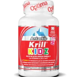 Optima Antartic Krill Kidz Integratore Multivitaminico 30 Caramelle Gommose