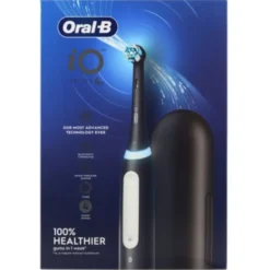 Oral-b Io 4 Nero Spazzolino Elettrico Con Travel Case E Porta Refill 1 Pezzo