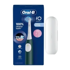 Oral-b Power Spazzolino Elettrico Io2 Series Forest Green Con Custodia Da Viaggio 1 Pezzo