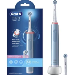 Oral-b Pro-3 3000 Blu Sensitive Lean Spazzolino Elettrico