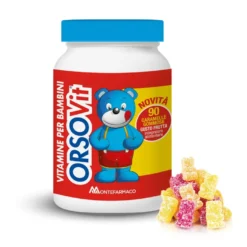 Orsovit Caramelle Gommose Integratore Multivitaminico Per Bambini Gusto Frutta 90 Pezzi