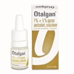 Otalgan 1% + 5% Gocce Auricolari Soluzione Flacone 6g