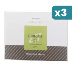 Oti Lattofer Integratore Di Lattoferrina 3 confezioni da 30 Capsule