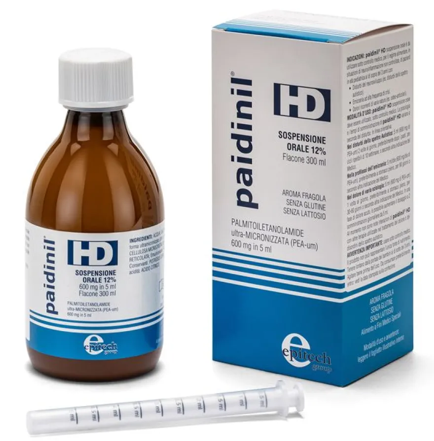 Paidinil Hd Sospensione Orale 12% Aroma Fragola 300ml