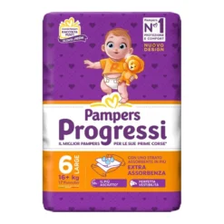 Pampers Progressi Pannolini Xl 17 Pezzi