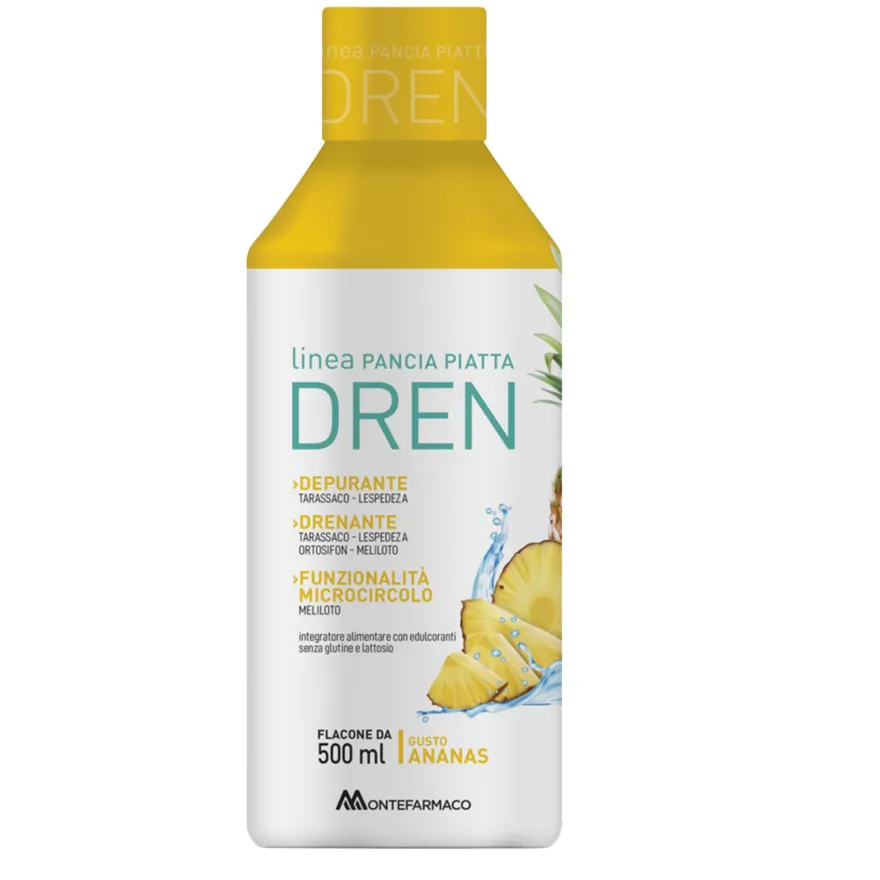 Pancia Piatta Dren Integratore Depurante E Drenante Gusto Ananas 500ml