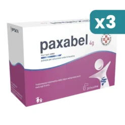 Paxabel 4g Polvere Trattamento Stitichezza 3 confezioni da 20 Bustine