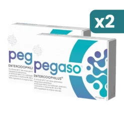 Pegaso Enterodophilus Integratore Fermenti Lattici 2 confezioni da 30 Capsule