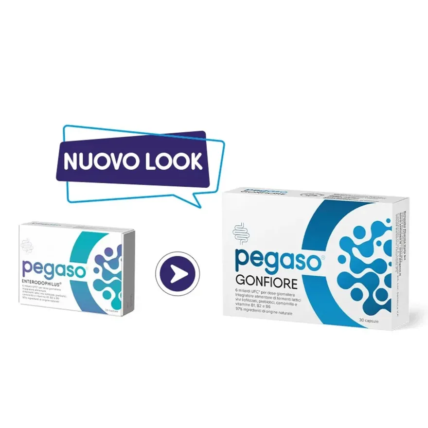 Pegaso Gonfiore Integratore Intestino 30 Capsule