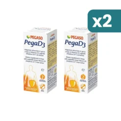 Pegaso Pegad3 Integratore Vitamina D3 2 confezioni da Gocce 20ml