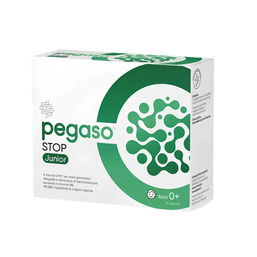 Pegaso Stop Junior Integratore Fermenti Lattici Diarrea Bambini 14 Bustine