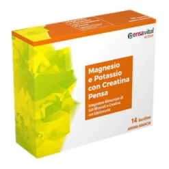 Pensa Magnesio E Potassio Con Creatina Integratore Arancia 14 Bustine