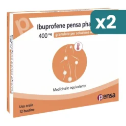 Pensa Pharma Ibuprofene 400mg 2 confezioni da 12 Bustine