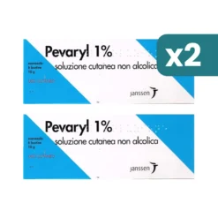 Pevaryl 1% soluzione cutanea micosi e funghi pelle bipacco 2x6 bustine