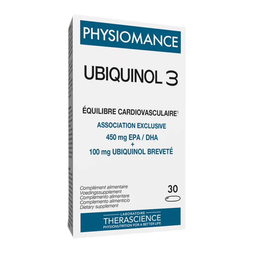 Physiomance Ubiquinol 3 Integratore Cuore 30 Perle
